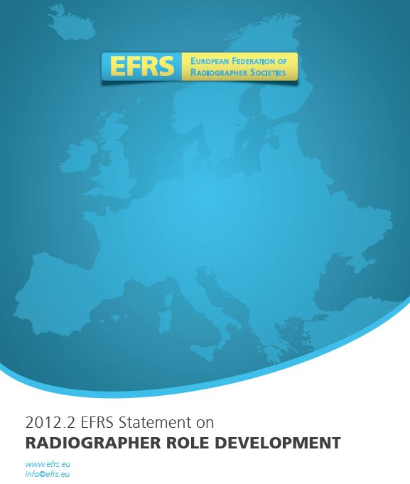2012.2 EFRS Statement on Radiographer role development